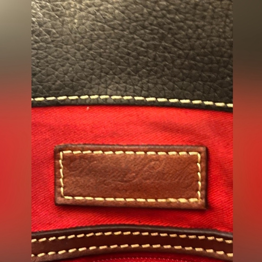 Dooney & Bourke Pebble Grain Leather Dixon Hobo Bag - Picture 5 of 12